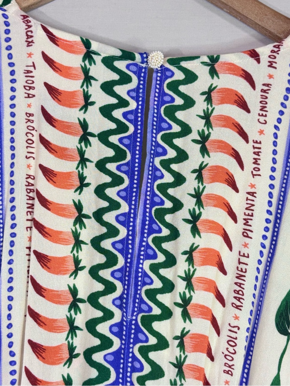 FARM Rio Anthropologie Tropical Botanical Tiered Maxi Dress Medium Boho - Picture 4 of 5